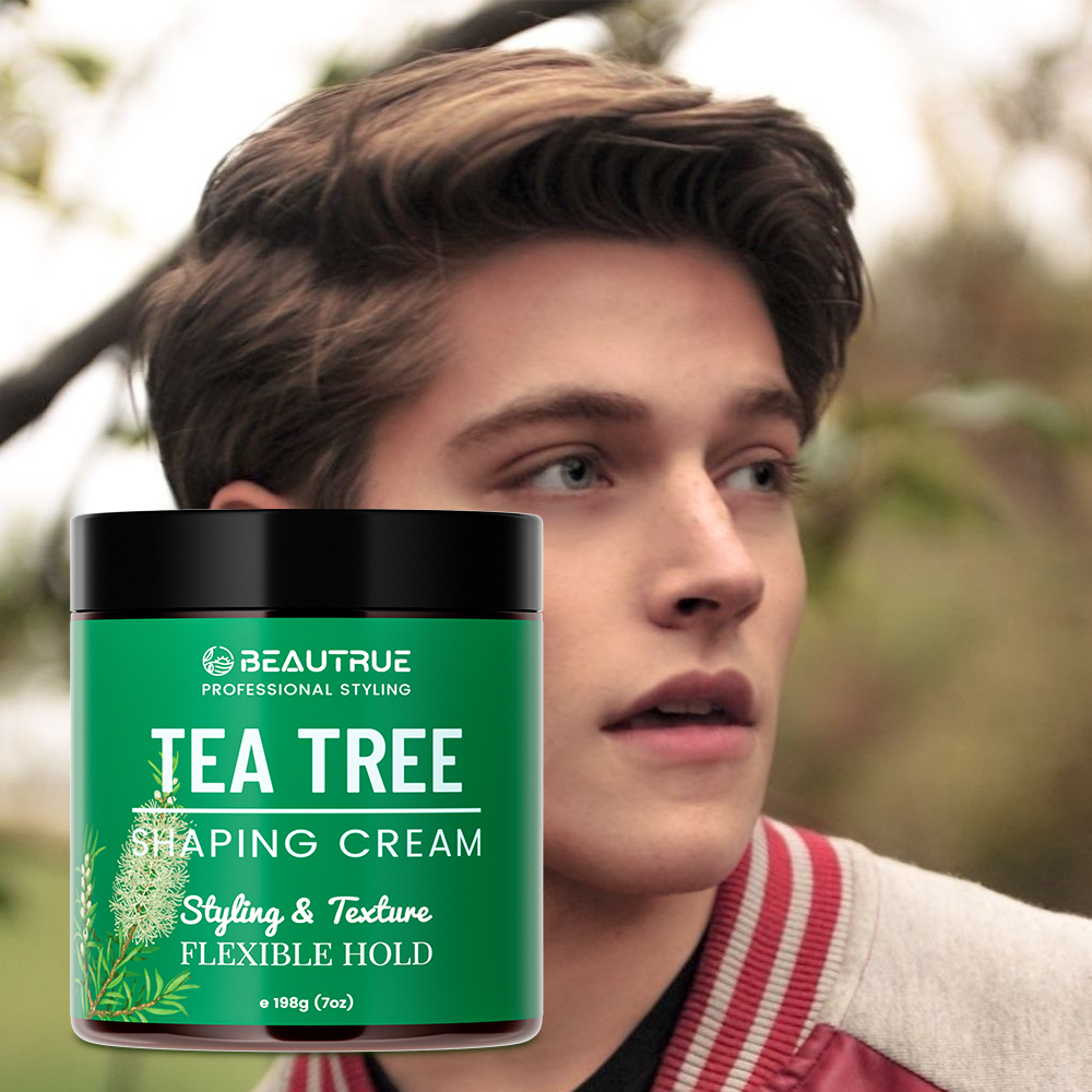 Tea Tree Shaping Cream;hair cream;hair styling cream;hair style cream;strong hold hair cream;hair hold cream;hair cream for men