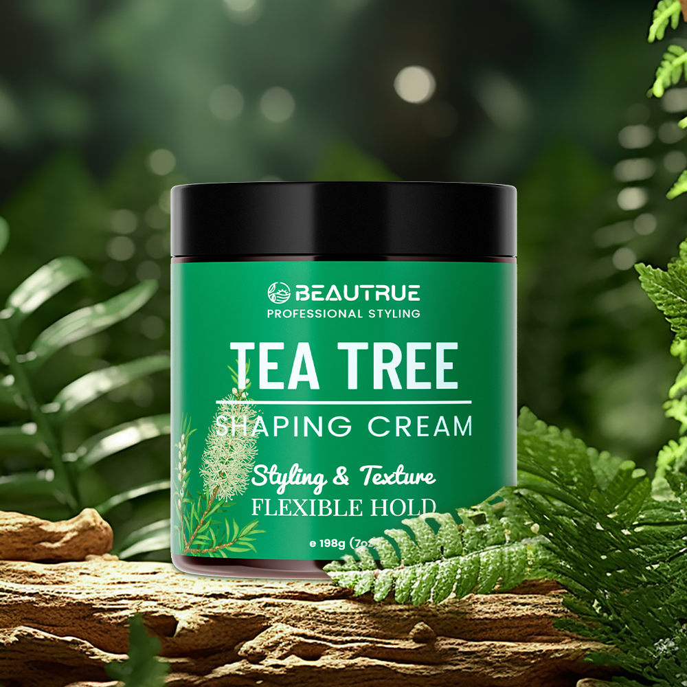 Tea Tree Shaping Cream;hair cream;hair styling cream;hair style cream;strong hold hair cream;hair hold cream;hair cream for men