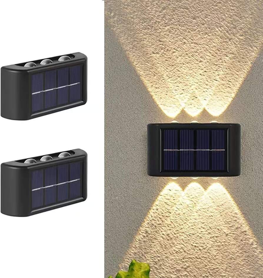 Solar Fence Lights Up and Down