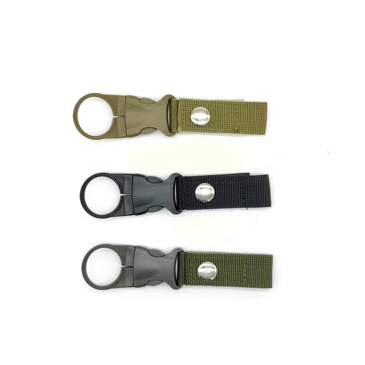 Outdoor water bottle buckle beverage bottle buckle mineral water bottle hanging buckle keychain belt mountaineering buckle