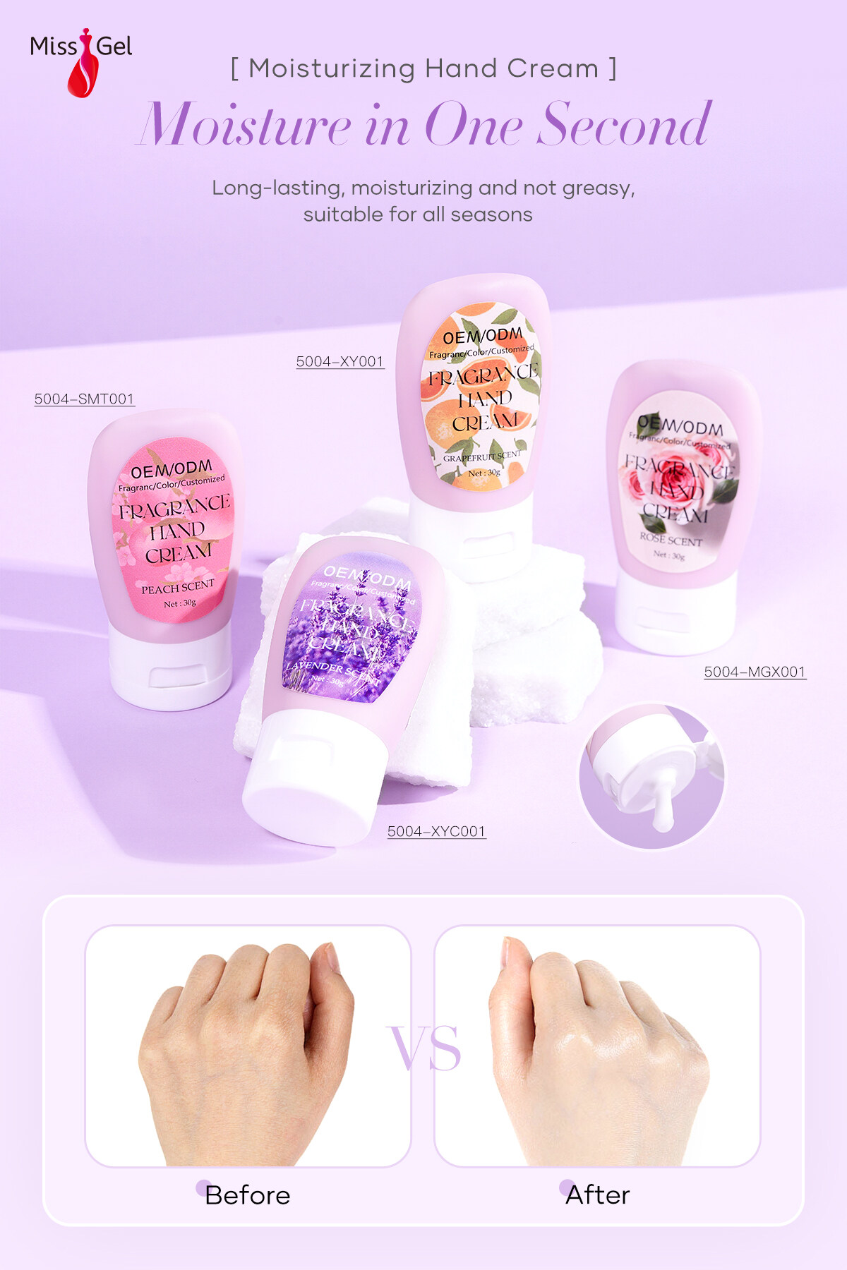 hand cream, bulk hand cream, wholesale personal care, skin care manufacturer, hand lotion wholesale