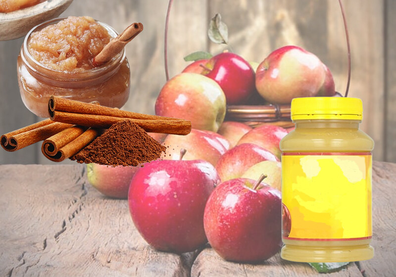 The charm of cinnamon applesauce