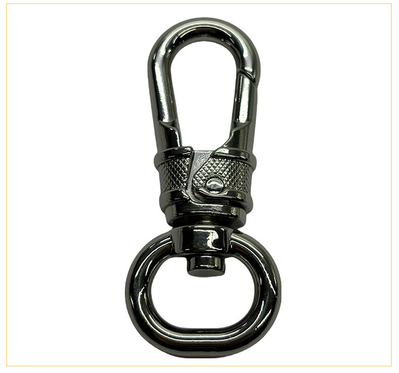 Swivel Hook and Shock Absorbing Spring, zinc alloy swivel hook for dog leash