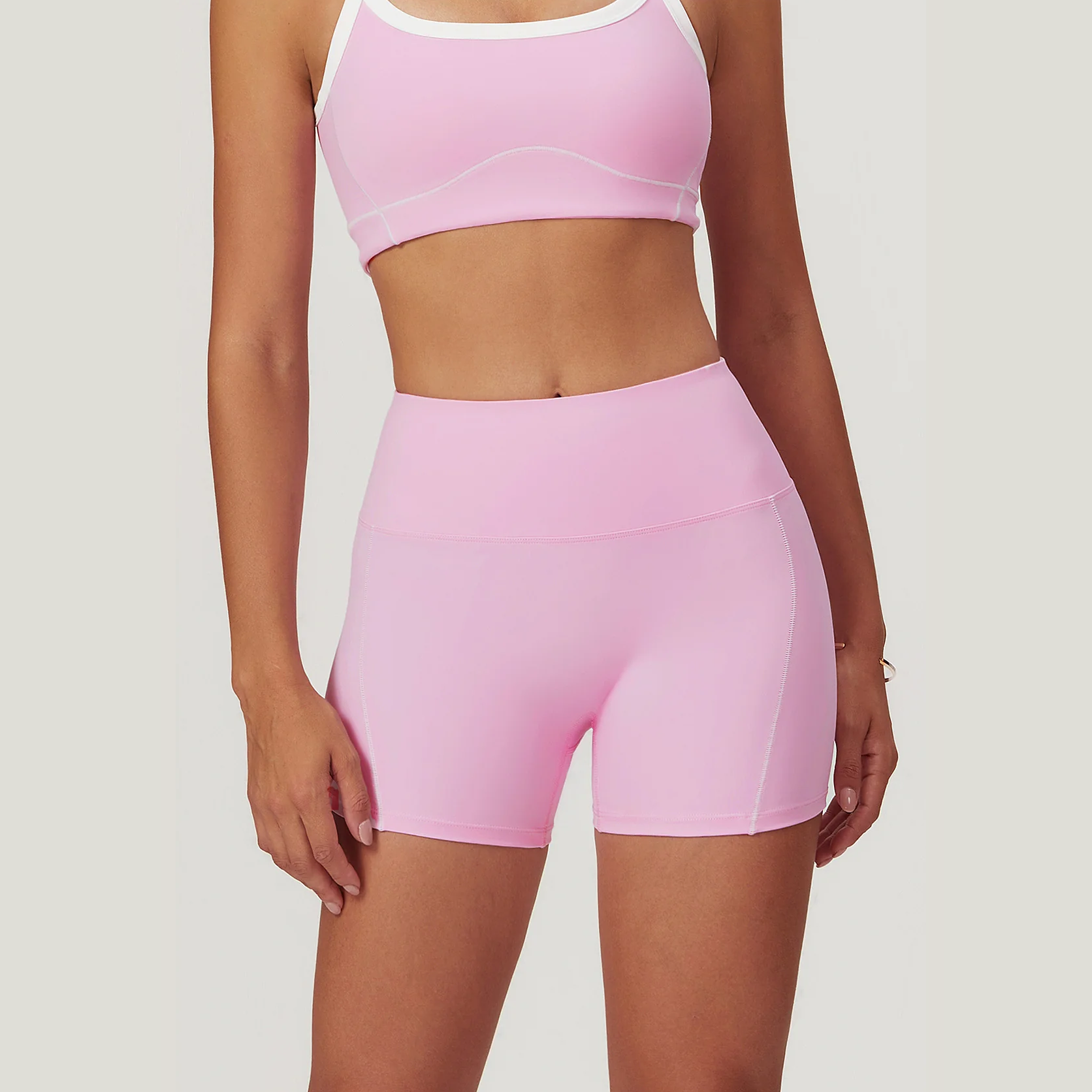 Wholesale Womens Basic Tank Yoga Shorts Suit Delivers Both Style And Comfort