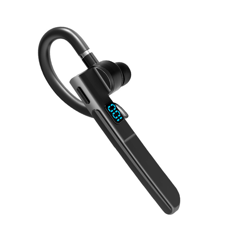 Vitog VT-S05 wireless earphone Bluetooth 5.4 mic headset single ear hook handsfree earbuds led power display