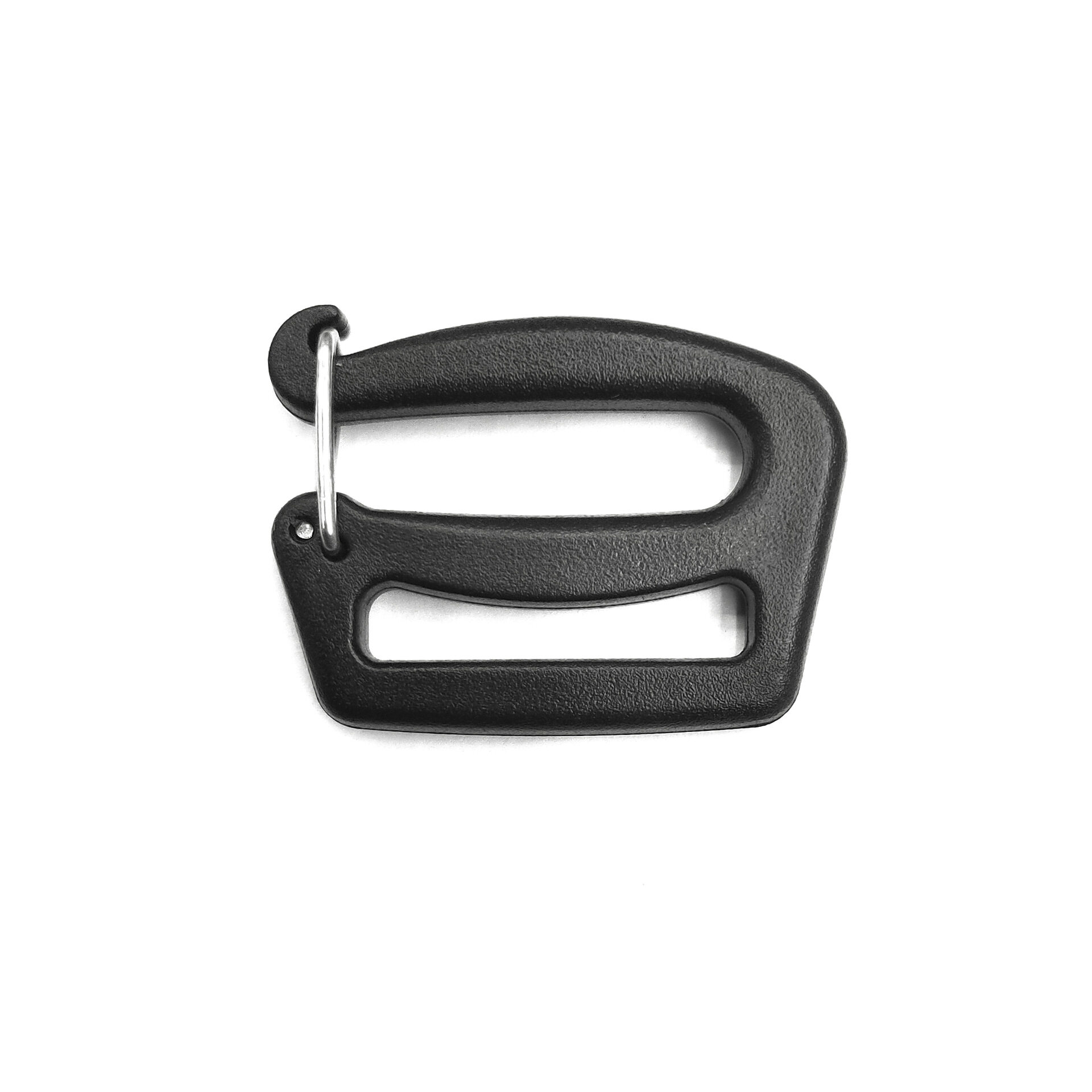 Webbing Hook Clip Strap Belt Buckle with Open Lock End Clasp Connector Slide Buckles Ladder Slider Replacement for Backpack