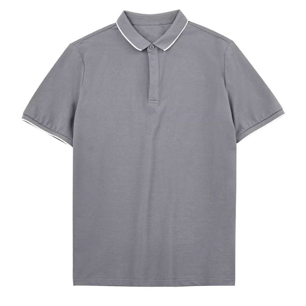 Men's Simple Short-Sleeved Polo Shirt