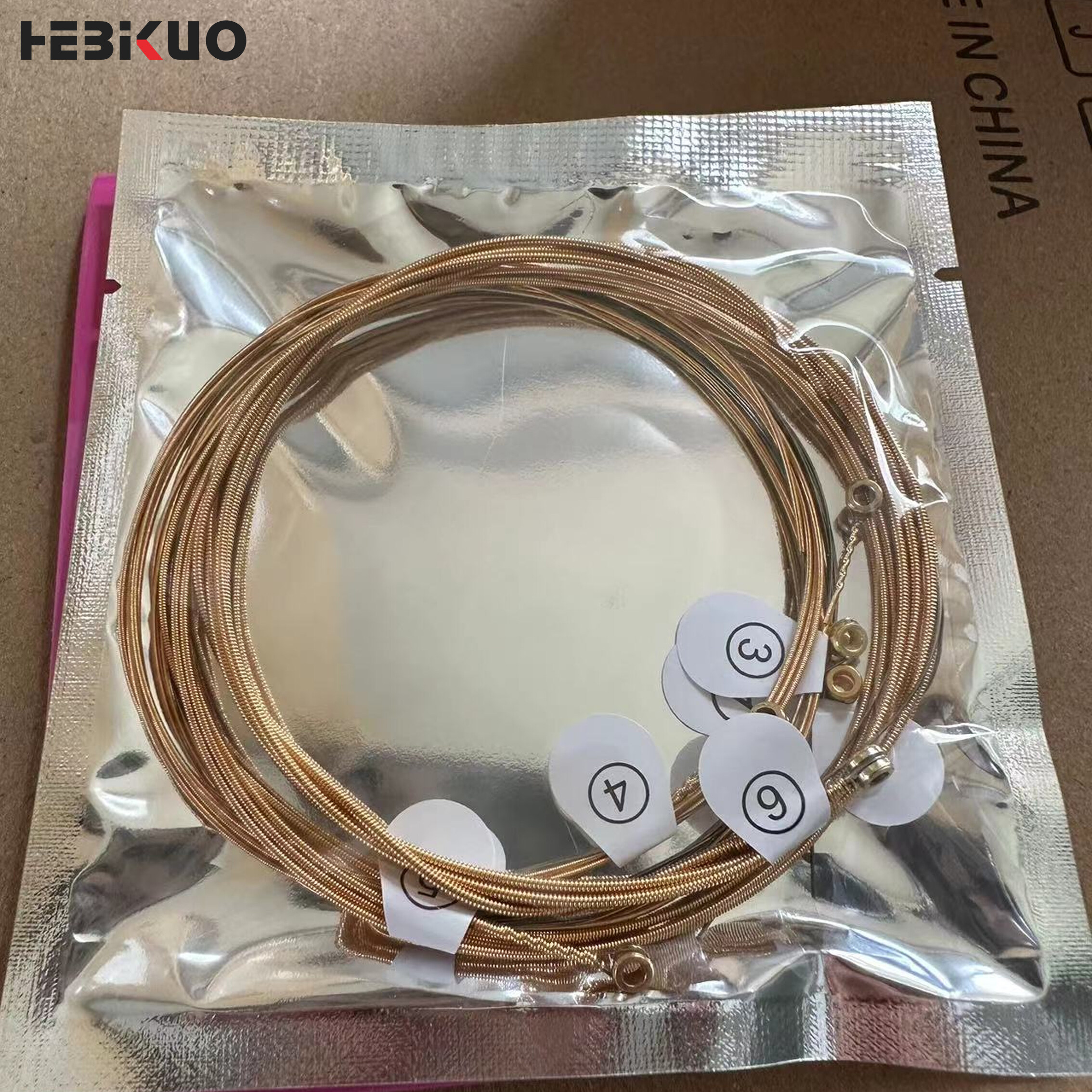 Fosphor Copper Steel Guitar String para acessórios de instrumentos de guitarra clássicos acústicos