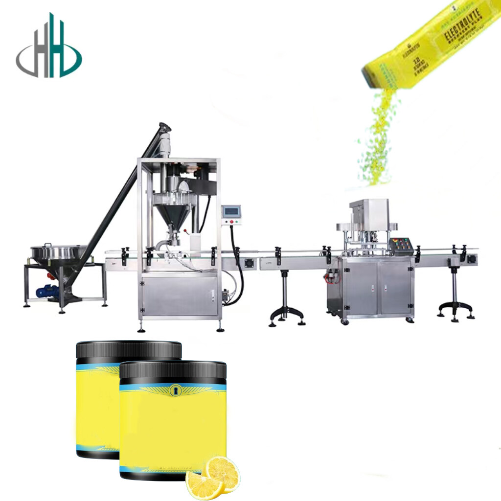 Máquina de enchimento automática completa Chave de nutrientes em pó eletrólito