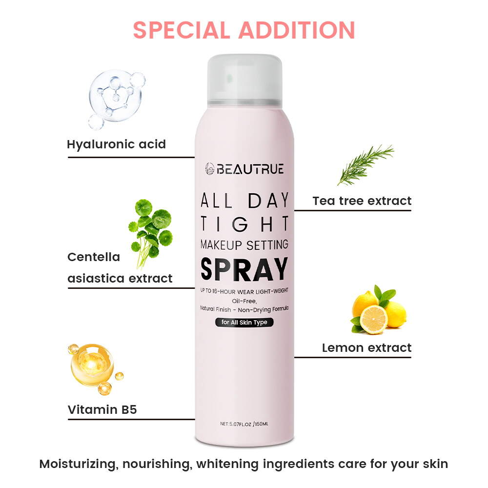 Make -up -Finishing -Spray; Make -up -Einstellungsspray; All -Day Light -Einstellungsspray