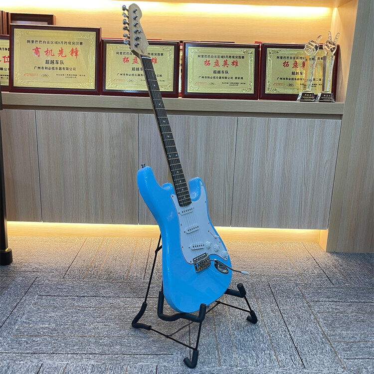 Guitarra elétrica de 6 cordas, guitarra elétrica do corpo de bordo, guitarra elétrica de bordo, sawtooth patrimônio da série Maple Top Electric Guitar, Spalted Maple Electric Guitar