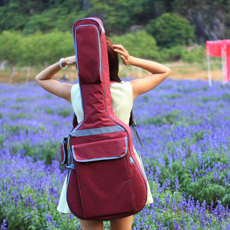 bolsa de guitarra acústica, bolsa de guitarra impermeable, accesorios de guitarra, estuche para guitarra acústica