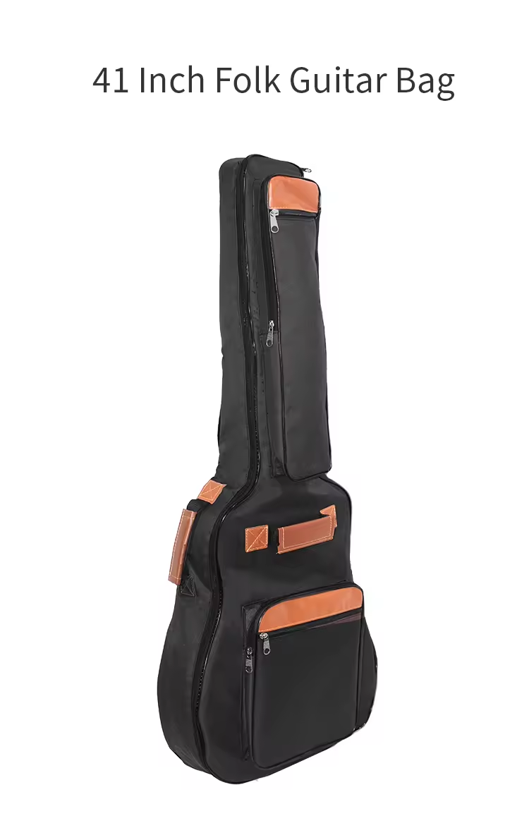 Caixa de guitarra acústica, acessórios de guitarra, estojo de guitarra acústico, bolsa de guitarra direta de fábrica