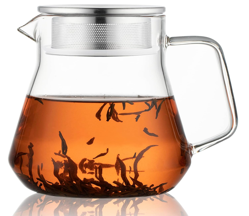 glass teapot