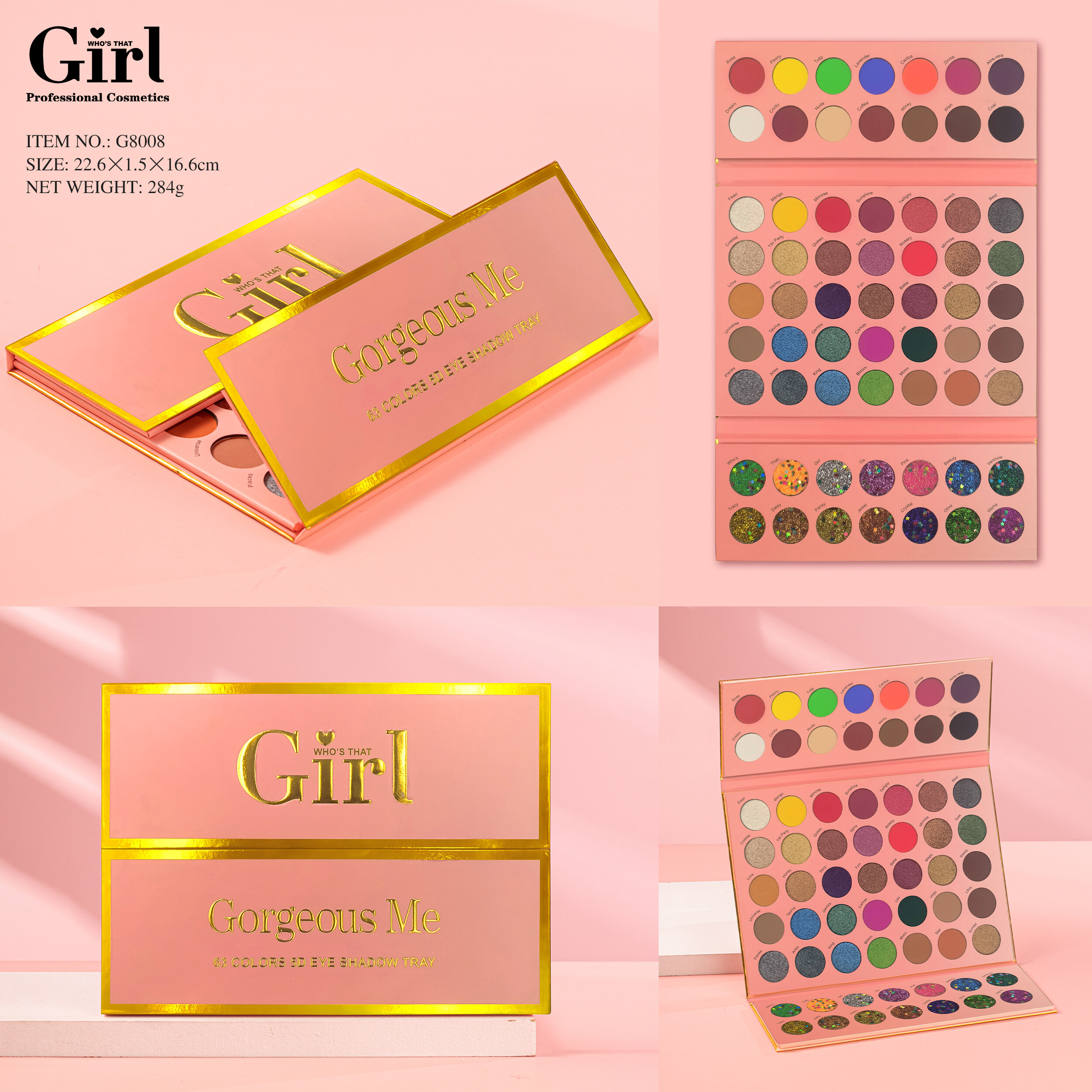 Who’s That Girl 63 Colors Eyeshadow Palette