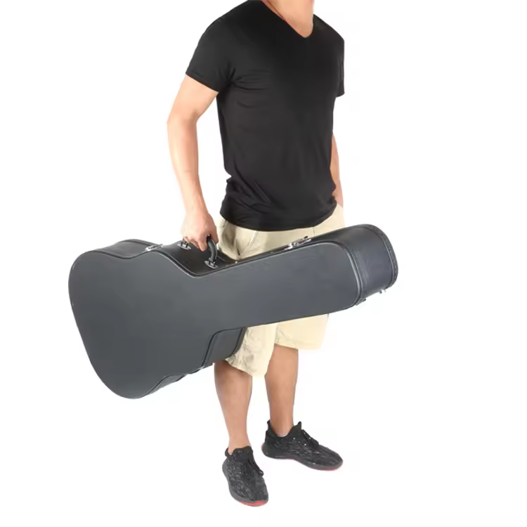 Case duro de guitarra acústica, fundas de guitarra personalizadas, estuche de guitarra y bajo, bolsa de guitarra impermeable