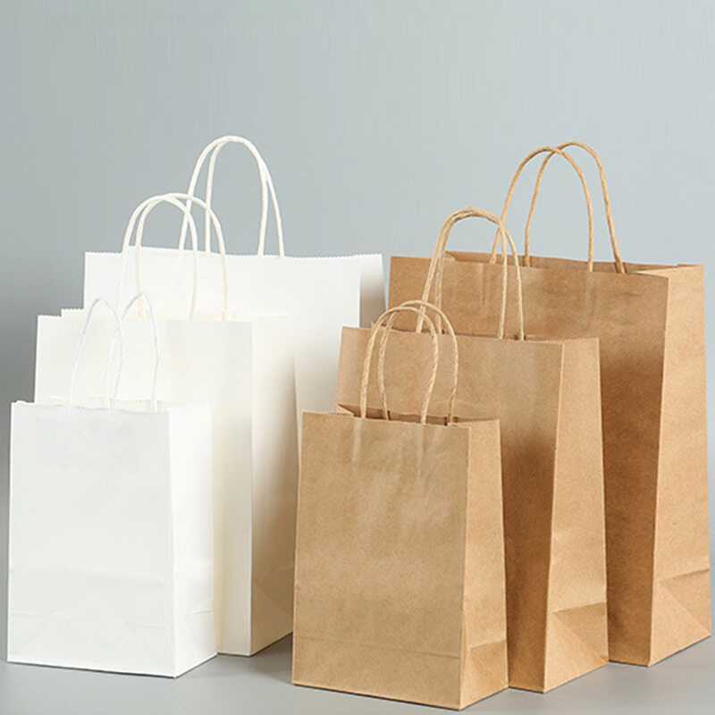 Kraft Shopping Bags With Handles