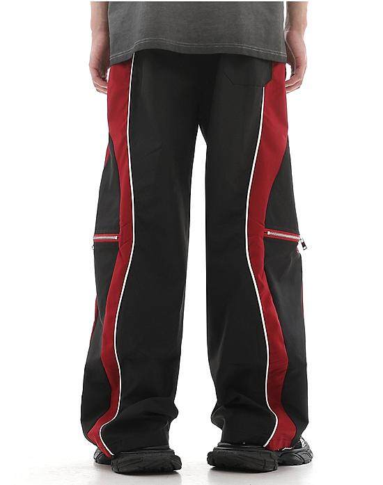 High Street Color Blocking Quick Dry Men Track Pants