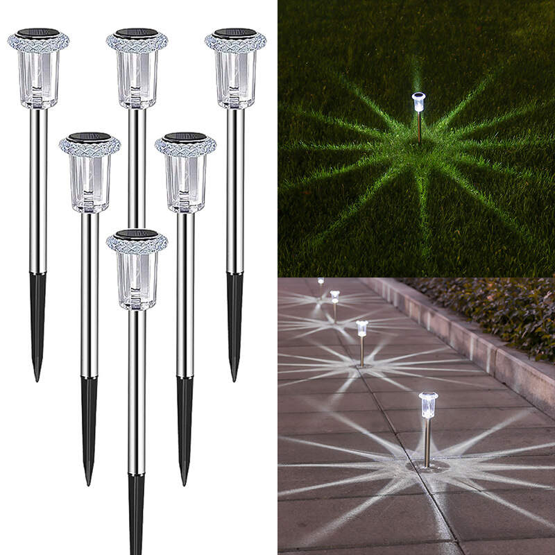 Stainless Steel Solar Stake Garden Lights