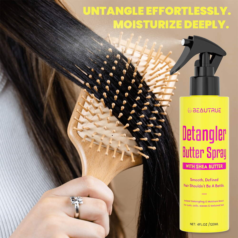 Detangler Butter Spray;hair care spray;detangler spray;hair detangler spray;hair spray;leave in conditioner spray