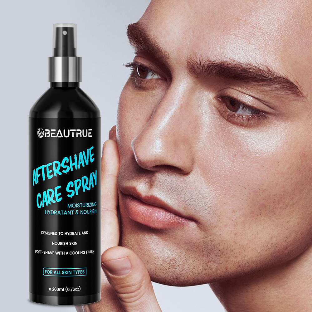 YOUR LOGO After Shave Care Spray Alcohol-Free Soothing Formula for Men Nourishes Soothes and Boost Cell Repair