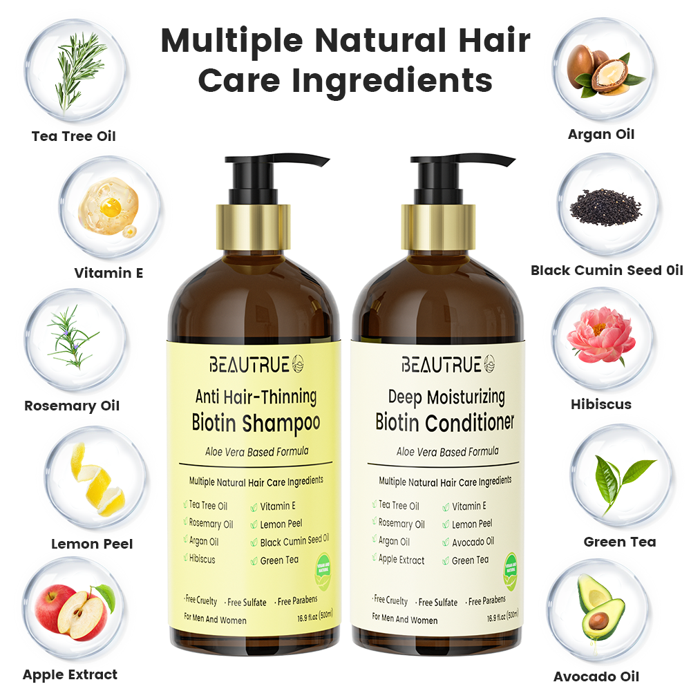 Shampoo;Conditioner;Shampoo and Conditioner Set;Biotin Shampoo and Conditioner Set ;hair care set;hair care products;hair growth shampoo