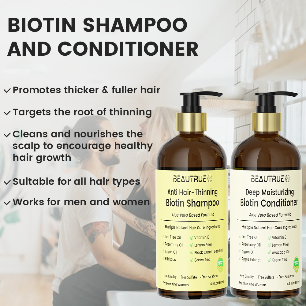 Shampoo;Conditioner;Shampoo and Conditioner Set;Biotin Shampoo and Conditioner Set ;hair care set;hair care products;hair growth shampoo