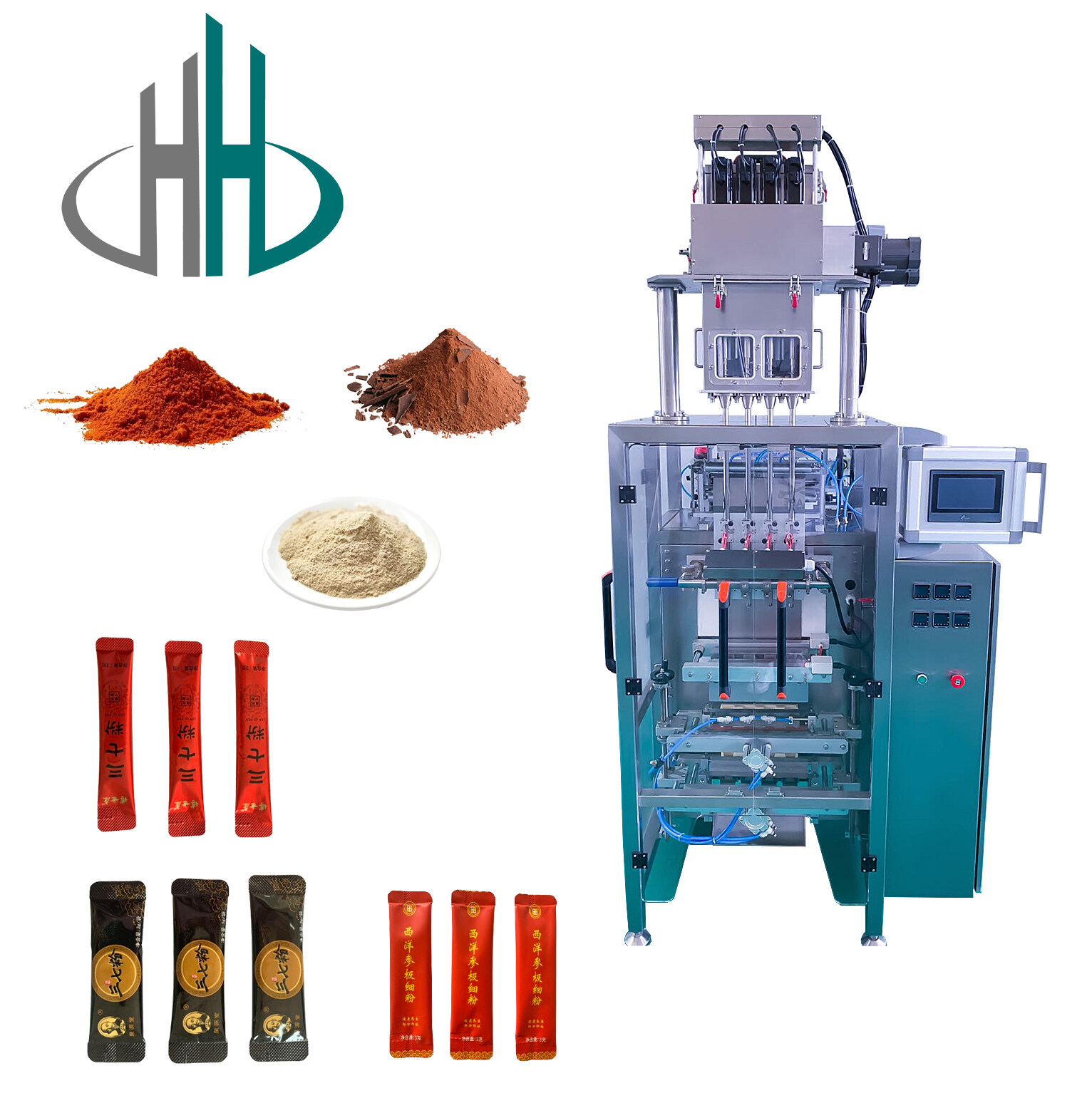 Multi-column; Health product; powder bag ;packaging machine;powder packing machine