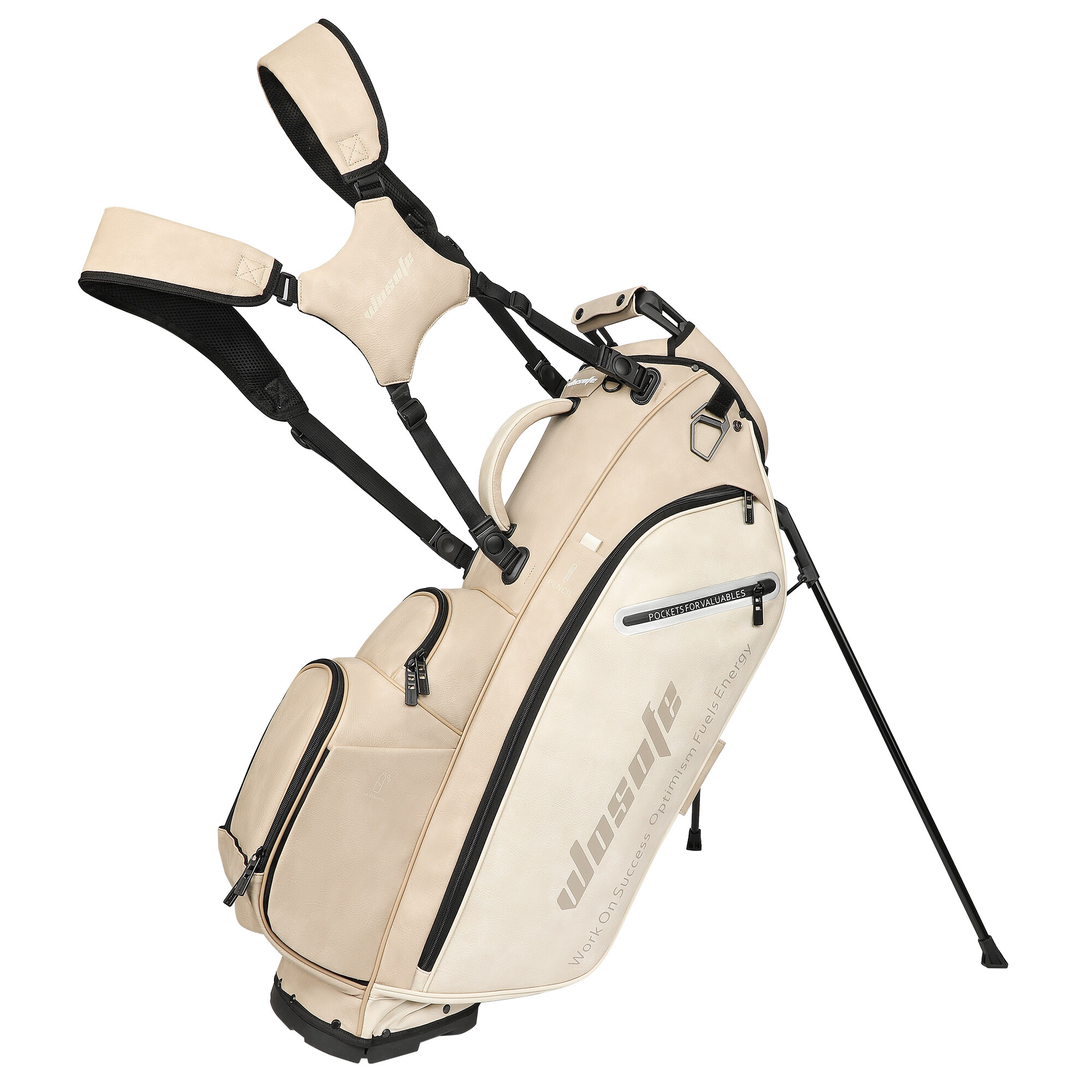 JB15 HOT SALE Högkvalitativ orange golfstativ Bag Stor kapacitet utomhus Essentials-Copy