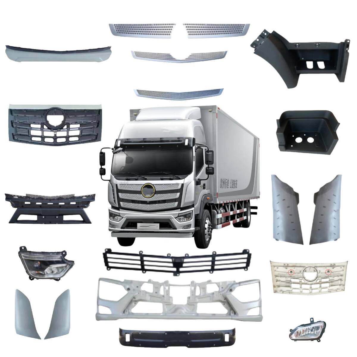 Wholesale Supplier Auto Accessories Body System Pickup Full Spare Parts For Foton Truck Parts Aumark S5