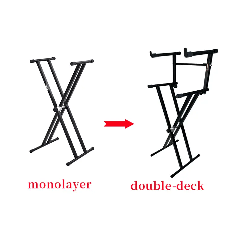 soporte de teclado de piano ajustable, soportes de piano de teclado a la venta, soporte de teclado de estilo X ajustable