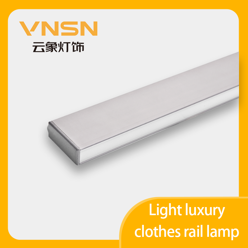 Lighted clothes rail