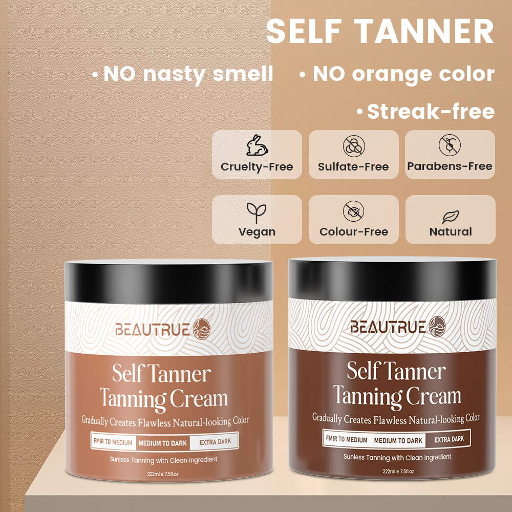 Self Tanner;Self Tanning Cream;Tanning Cream;Natural tan cream;sunless tanning cream