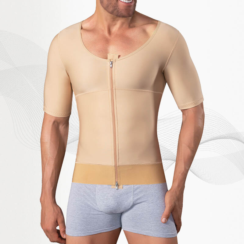 Lipo Postquirúrgicas Men Compression Faja Tops