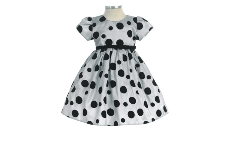 Flocked Dot Dress: A Timeless Fashion Statement