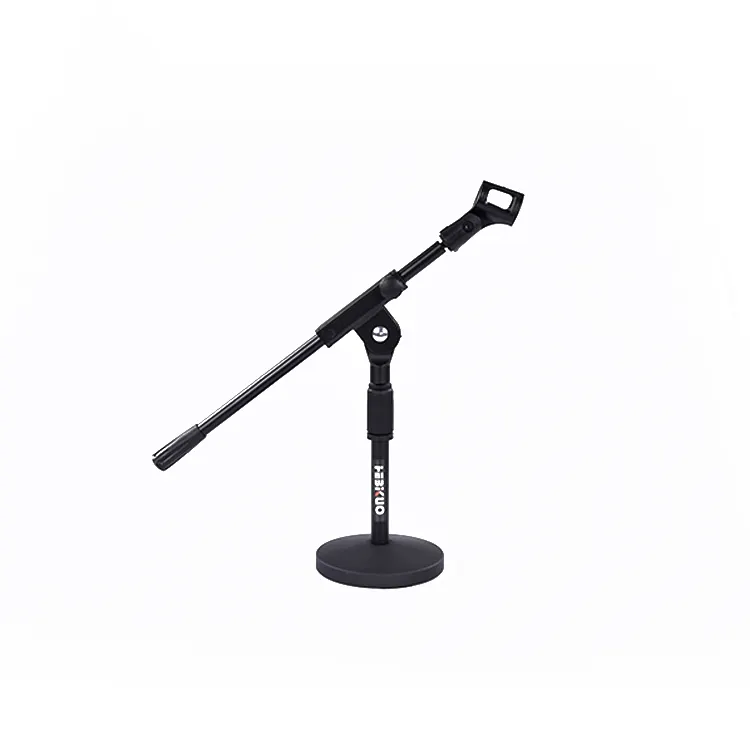 table mic stand, tabletop microphone stand, microphone stand for live broadcast