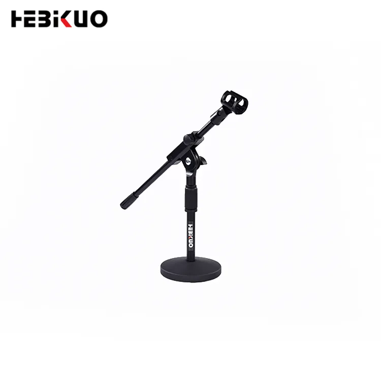 table mic stand, tabletop microphone stand, microphone stand for live broadcast