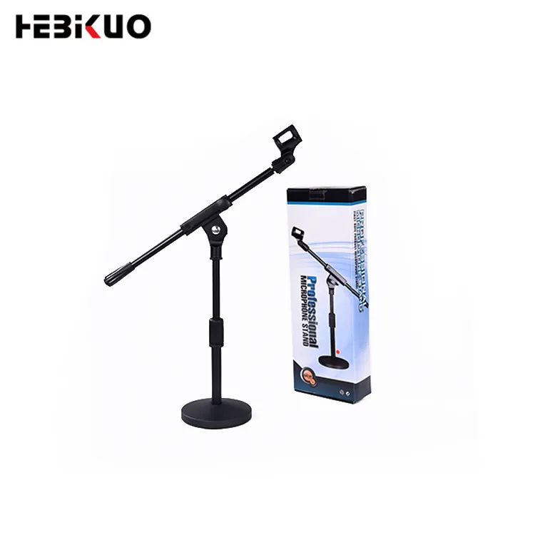 table mic stand, tabletop microphone stand, microphone stand for live broadcast