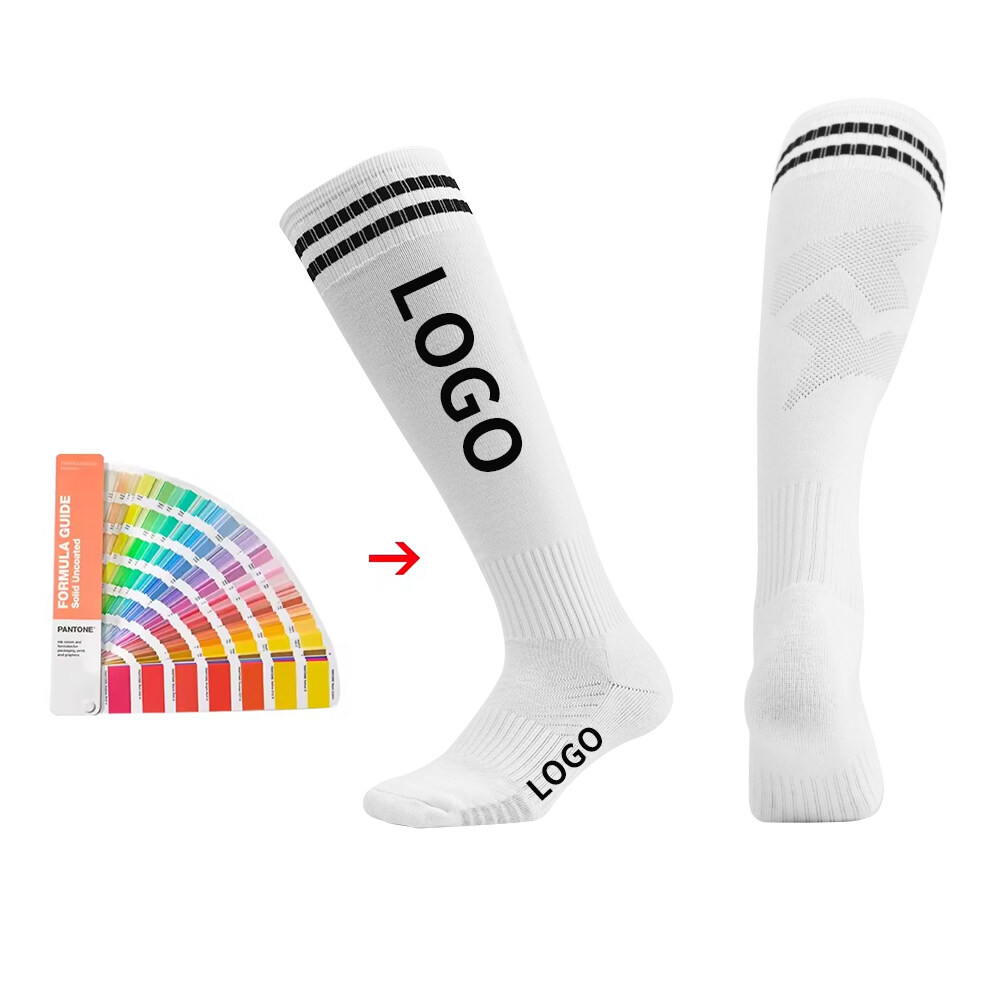 Customized Sports Cotton Socks Long Towel Bottom Sweat-Absorbent Shock-Absorbing Deodorant Football Socks