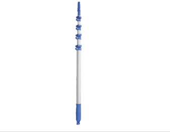 Aluminum alloy triangular telescopic pole