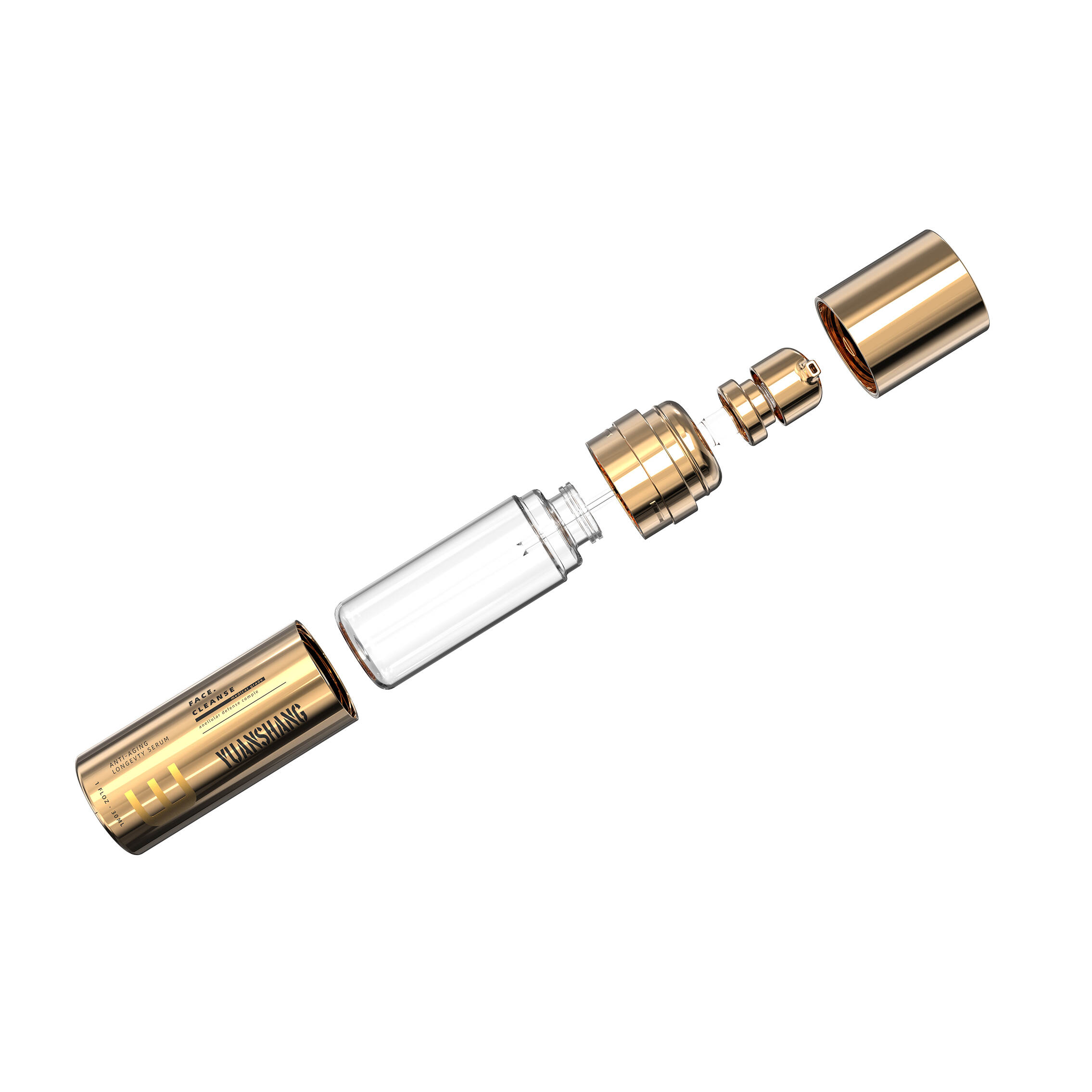 Replaceable skincare bottles