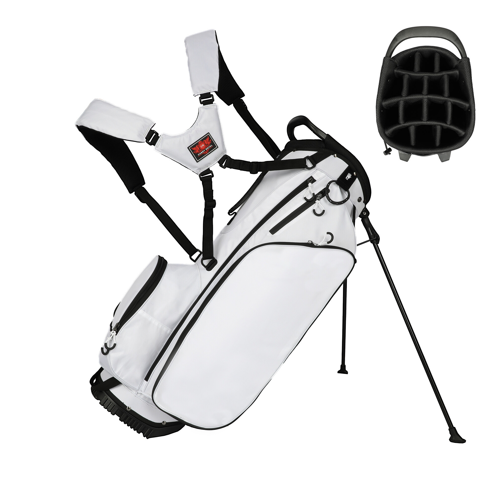 JB25 Fast Delivery Golf Stand Bag Opsi Multi-Warna Portabel dan Copy Tahan Tahan