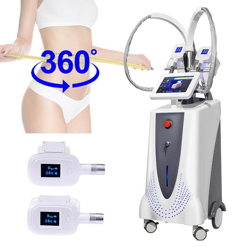 Factory Vertical 4 handles Cryoliposis machine for weight loss fat reduce body slimming machine for salon