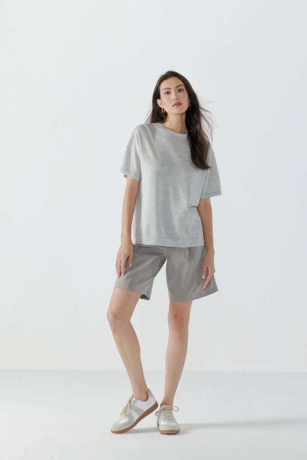 Silk-cashmere T-shirt