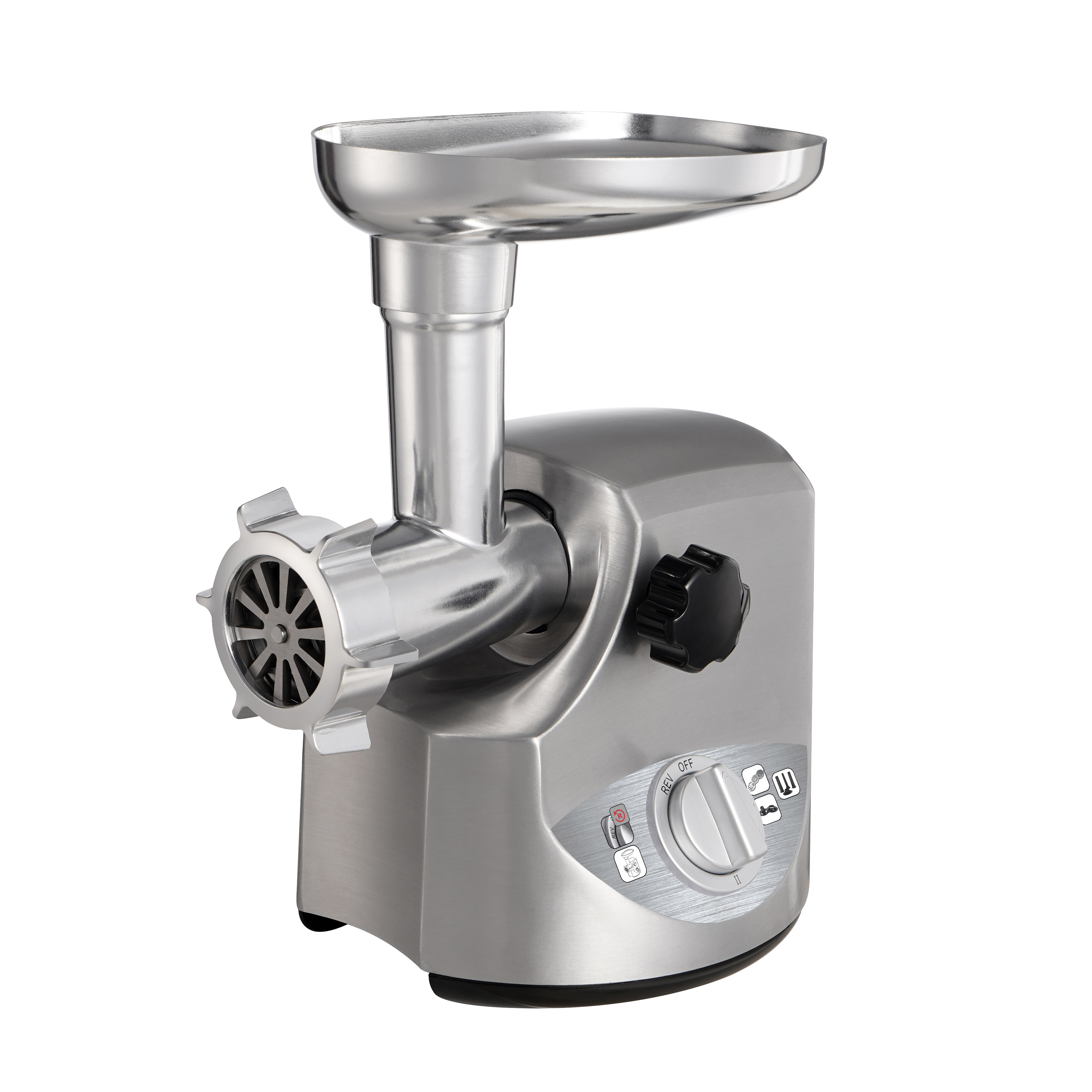 Desktop meat grinder with stainless steel blades to easily mince meat