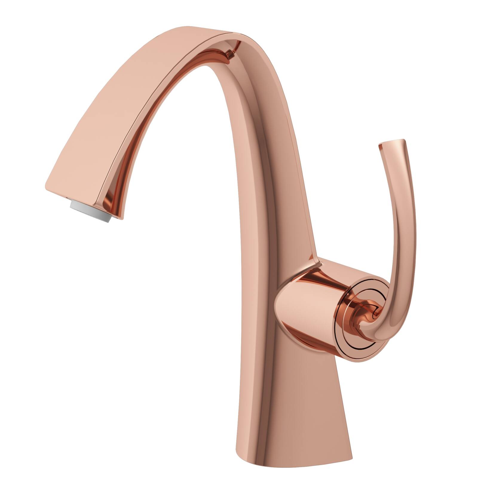 5626 Rose gold silver fox single hole hot and cold basin faucet all copper bathroom anti-splash new faucet