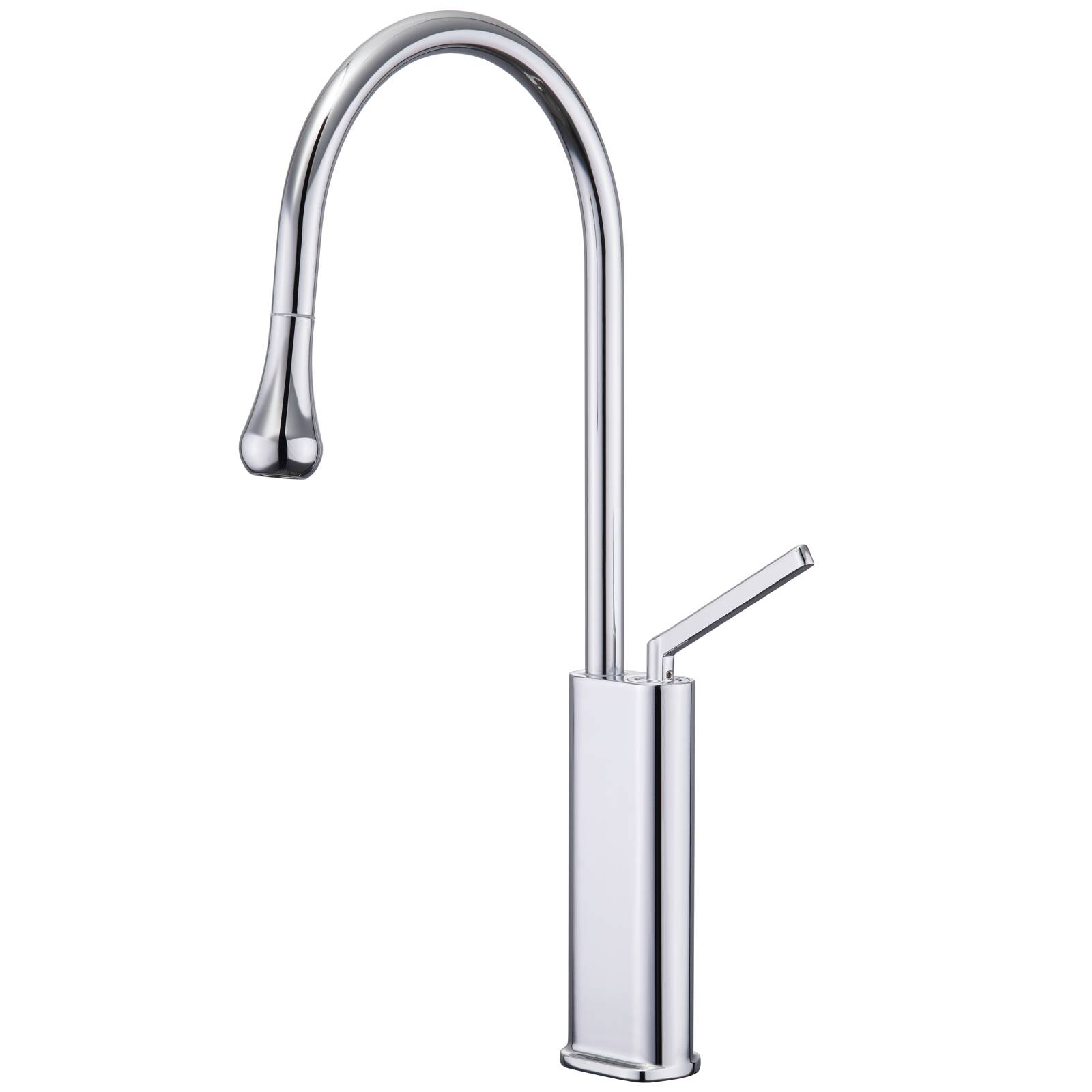 5627 chrome-plated water drop pot cold and hot water faucet can be drawn can be rotated bathroom kitchen available