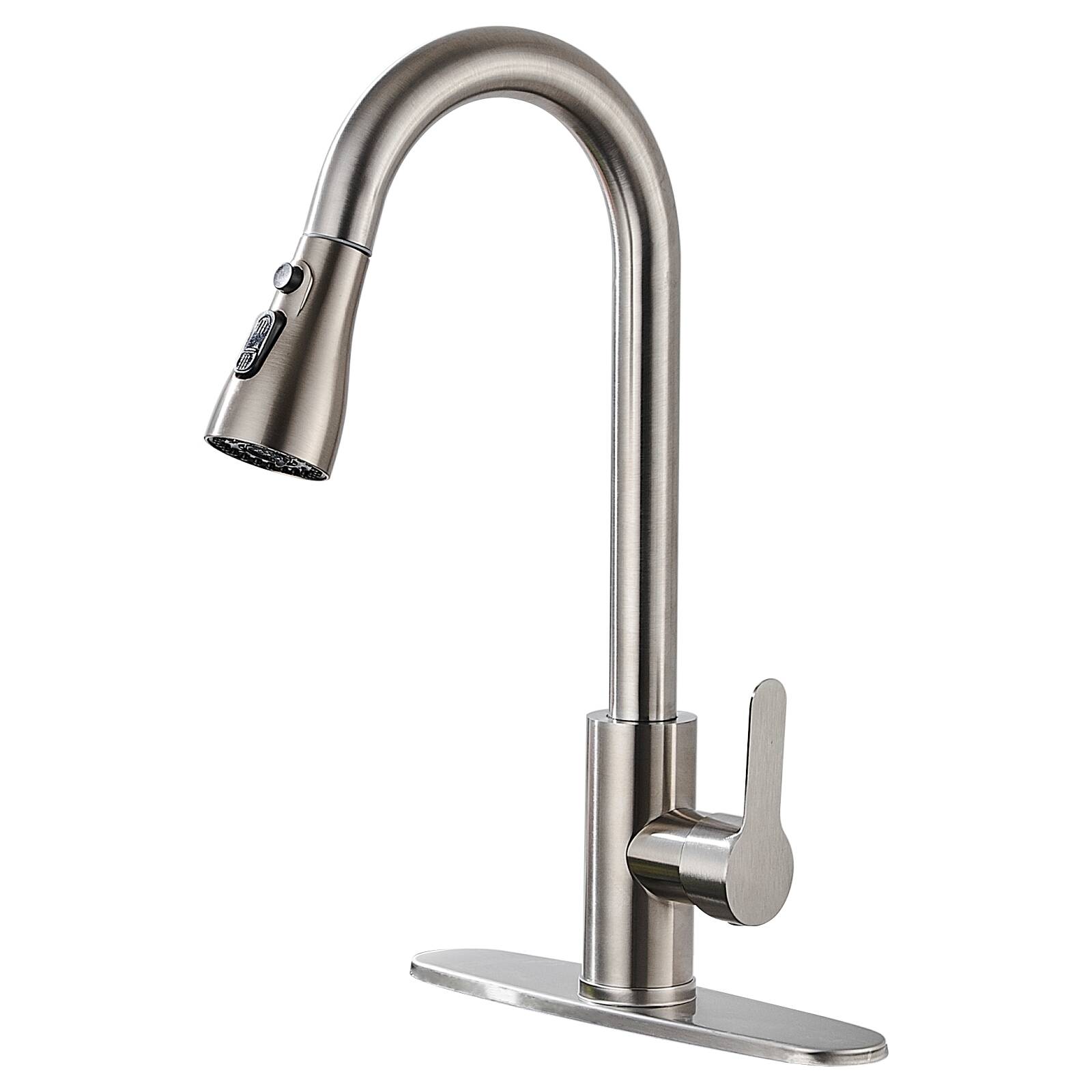 5648 Andre Pull pot faucet Drawing color 360° rotating retractable kitchen faucet 3 mode water cold and hot water