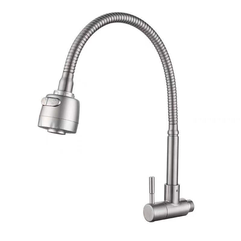 5510 Into the wall type universal rotating single cold water dish basin faucet drawing color balcony laundry pool available