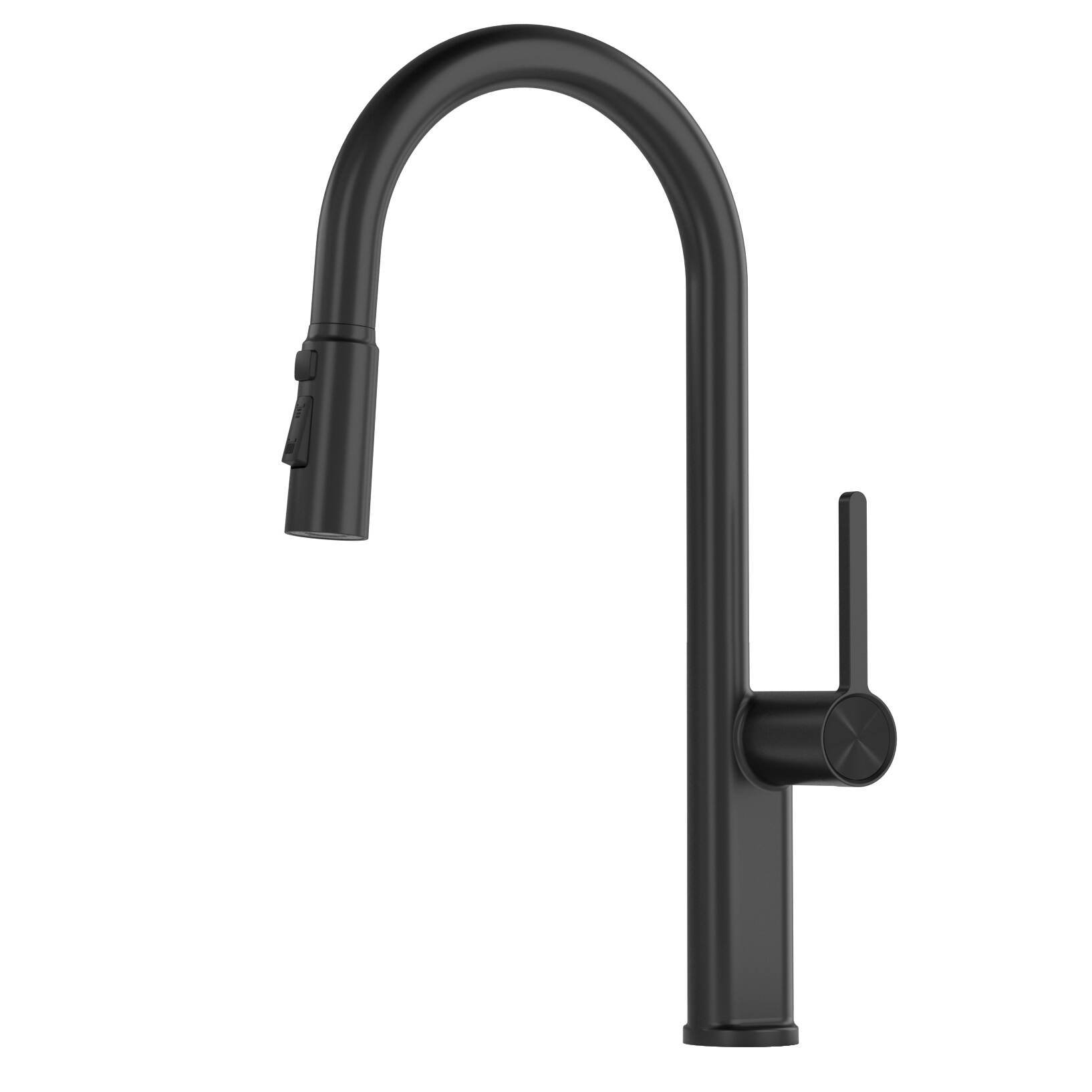 5675 Cana Pull kitchen basin Black hot and cold water can be rotated telescopic pull